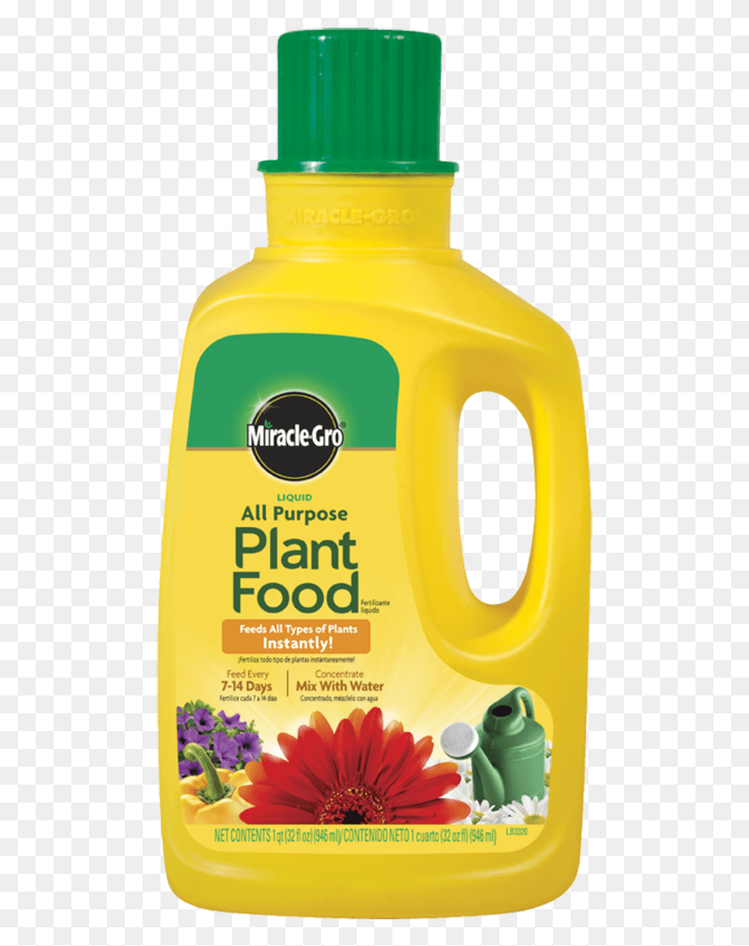 491x1001 Miracle Gro Liquid All Purpose Plant Food Concentrate Miracle Grow Liquid Fertilizer, Bottle, Fire Hydrant, Hydrant HD PNG Download