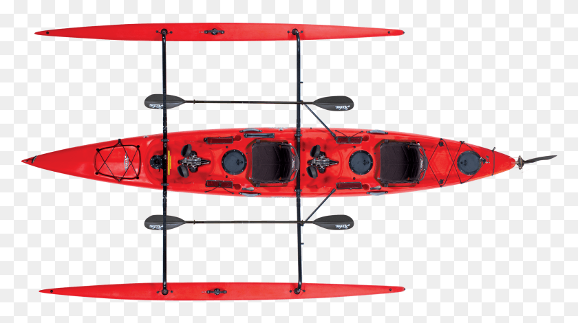 2641x1391 Mirage Tandem Island Pedal Kayaks 2018 Hobie Tandem Island, Watercraft, Vehicle, Transportation HD PNG Download