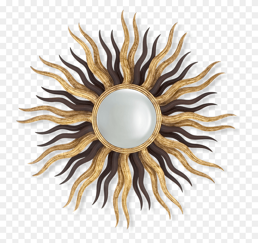 738x733 Espejo, Alfombra, Bronce, Ojo De Pez Hd Png