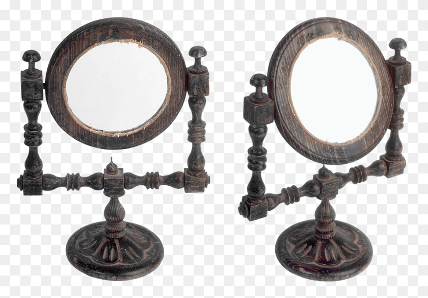 890x598 Mirror Antique Mirror Watch Accessory Reflection Mirror, Lighting, Chandelier, Lamp HD PNG Download