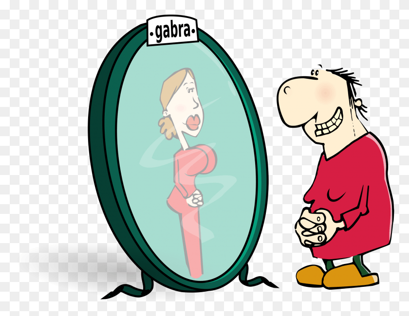 2000x1513 Mirror Clipart Svg Ugly Mirror, Label, Text, Person HD PNG Download