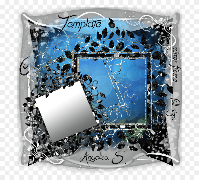 700x700 Зеркальная Рамка Cu Template Full Size Picture Frame, Poster, Advertising, Collage Hd Png Download
