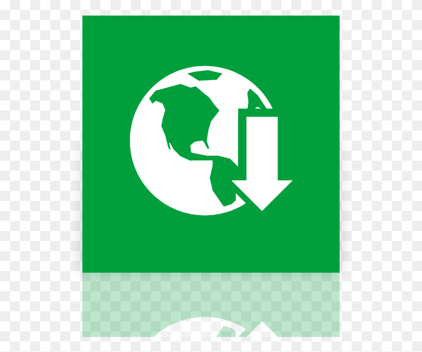 565x641 Mirror Internet Manager Icon Icon Free Manager, Symbol, Green, Recycling Symbol HD PNG Download