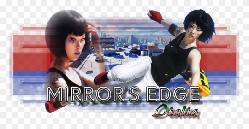 801x387 Mirror S Edge Mirror39s Edge, Person, Human, People HD PNG Download