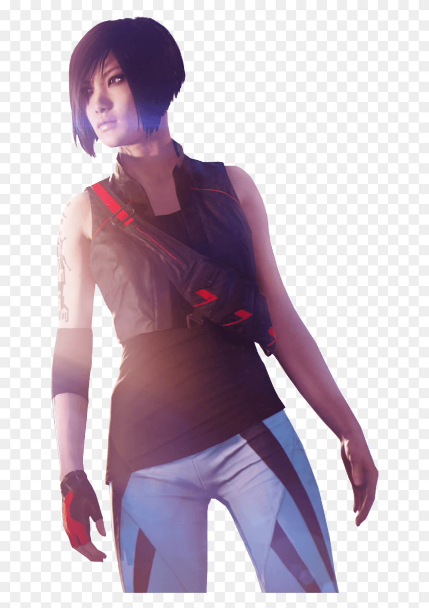 644x1131 Mirrors Edge Transparent Images Faith Mirror39s Edge Catalyst, Sleeve, Clothing, Apparel HD PNG Download