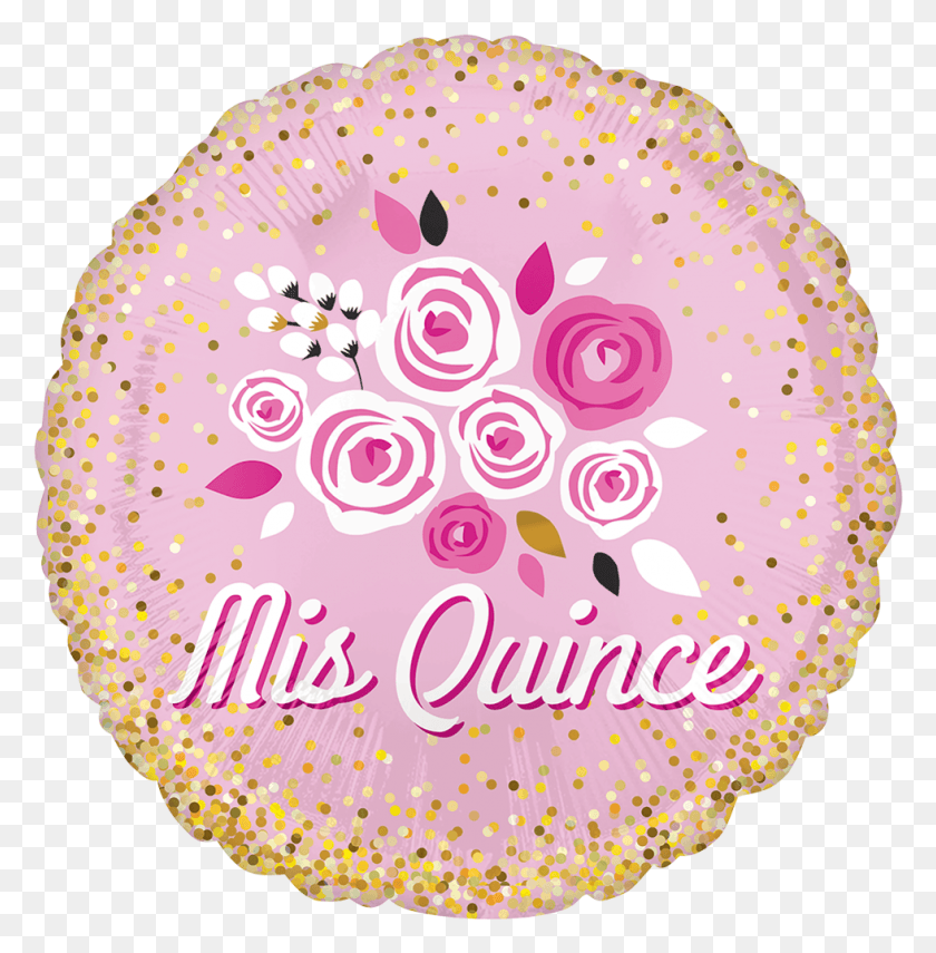 980x1000 Mis Quince Floral Crown, Birthday Cake, Cake, Dessert HD PNG Download