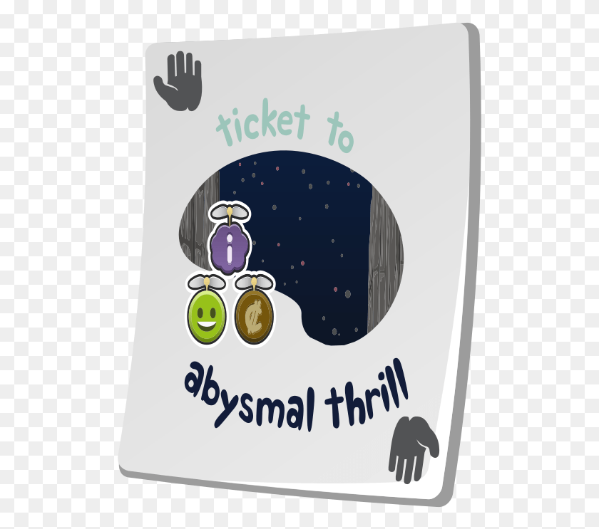 511x683 Misc Paradise Ticket Abysmal Thrill Clipart Icon Label, Text, Poster, Advertisement HD PNG Download