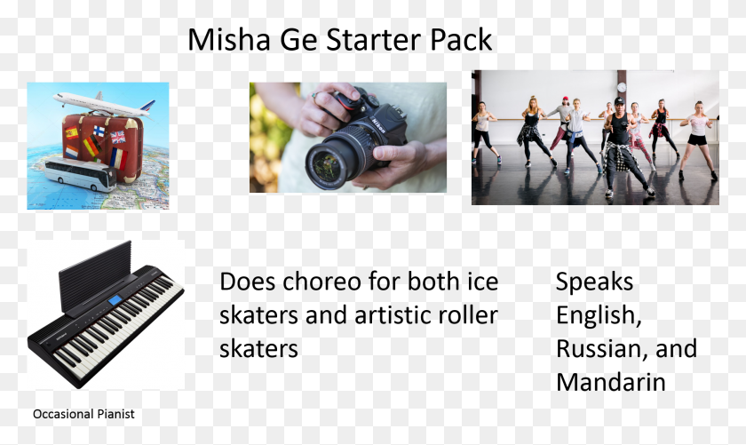 1853x1049 Misha Ge Starter Pack Musical Keyboard, Person, Human, Camera HD PNG Download
