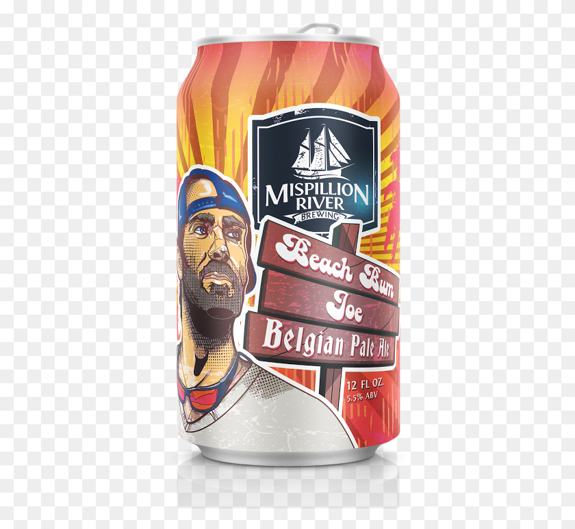 359x713 Mispillion River Releases Beach Bum Joe In Cans Mispillion River Brewing, Advertisement, Poster, Text HD PNG Download
