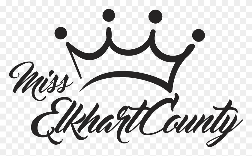 2836x1682 Miss Elkhart County Scholarship Pageant Calligraphy, Crown, Jewelry, Accessories HD PNG Download