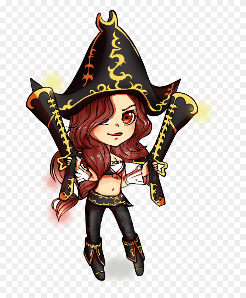 667x958 Miss Fortune Chibi, Person, Human, Pirate HD PNG Download