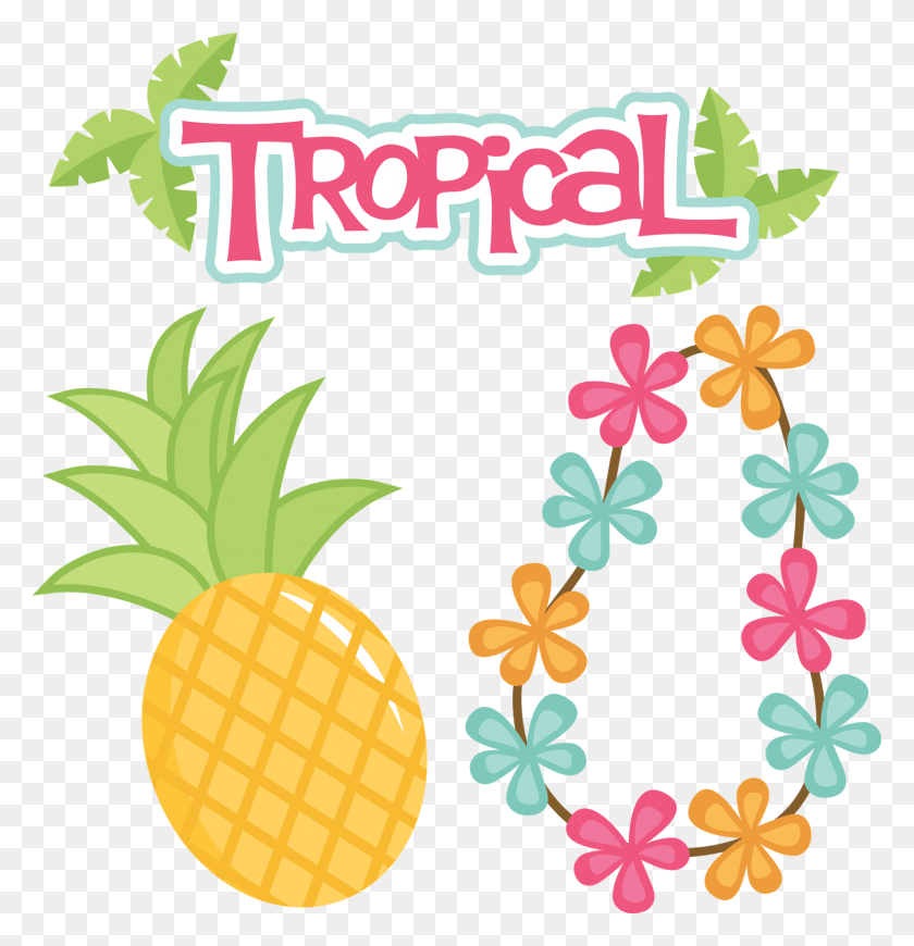 1540x1600 Miss Kate Cuttables Design Team Day Art Topo De Bolo Tropical Para Imprimir, Plant, Pineapple, Fruit HD PNG Download