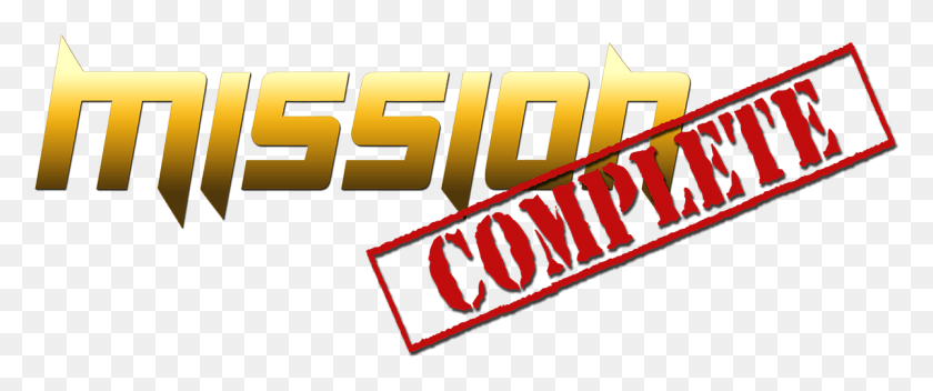 1200x450 Mission Complete, Word, Text, Dynamite HD PNG Download