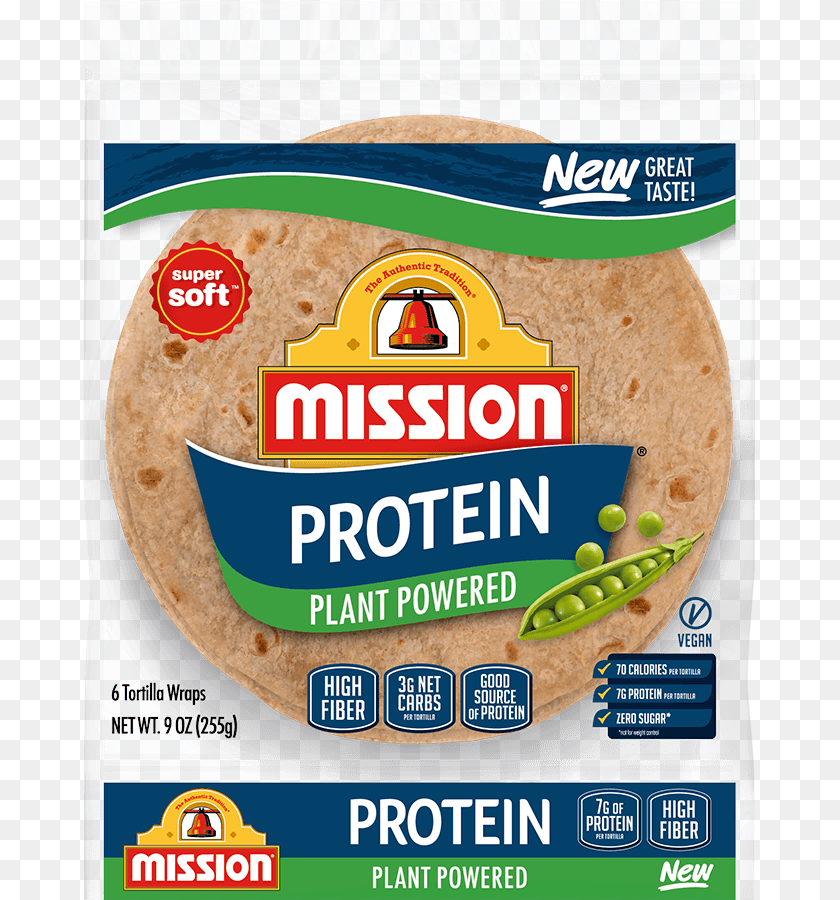 Mission Protein Plant Powered Tortilla, Bread, Food, Ball, Tennis PNG