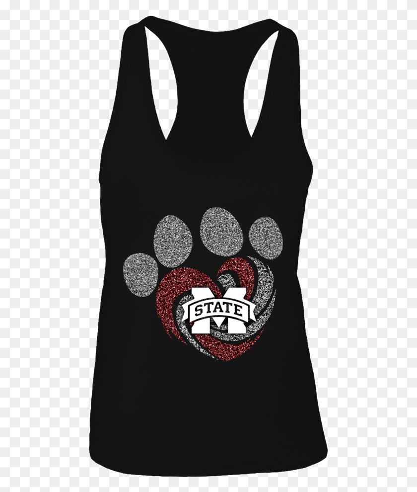 483x930 Mississippi State Bulldogs Active Tank, Clothing, Apparel, Tank Top HD PNG Download