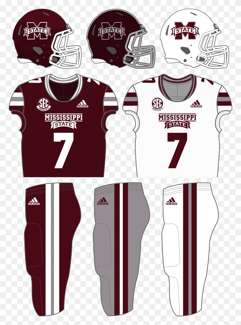 2869x3949 Mississippi State Fb Unis Octubre 2018 Mississippi State Football Uniforms, Clothing, Apparel, Shirt Hd Png