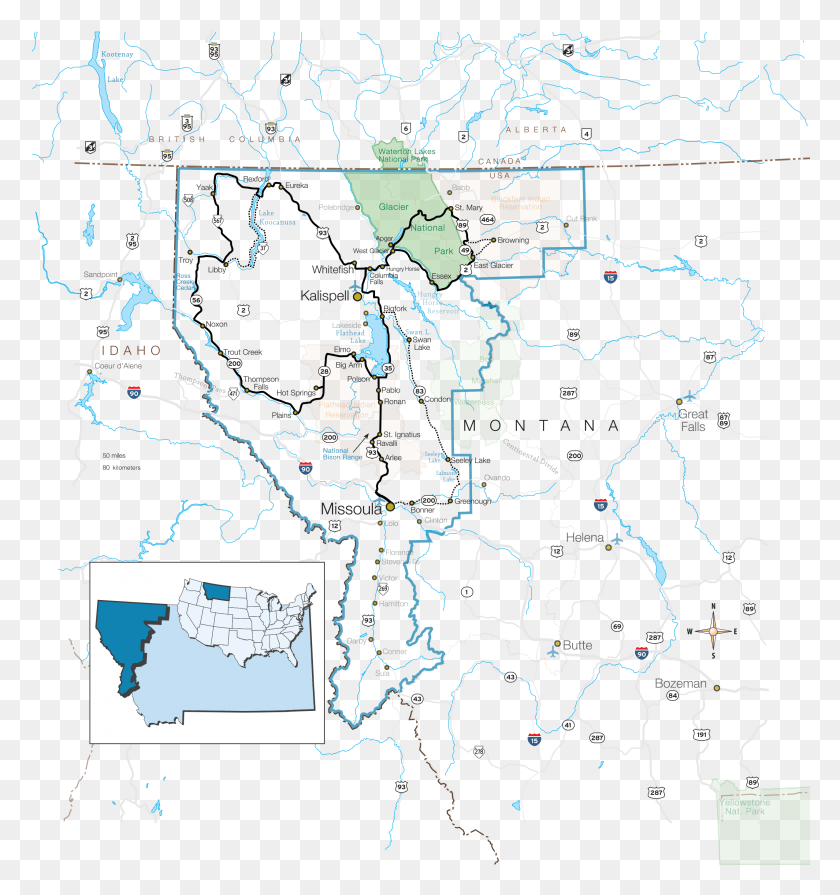 2550x2732 Missoula To Bigfork Atlas, Map, Diagram, Plot HD PNG Download