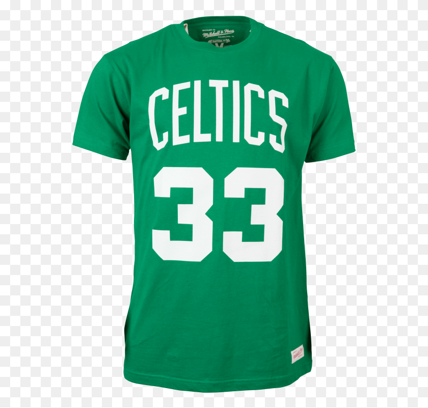 557x741 Descargar Png Mitchell Amp Ness Boston Celtics Hardwood Classics Larry Boston Celtics Jersey Png