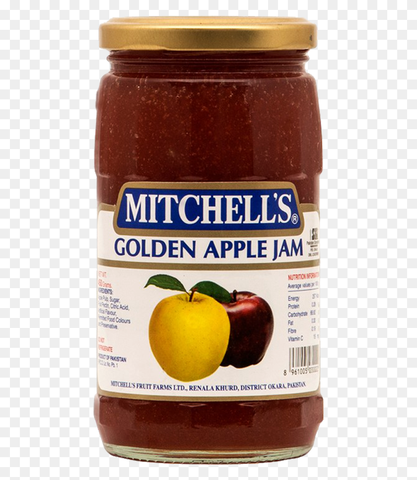 467x906 Mitchells Jam Golden Apple 450 Gm Jams Company In Pakistan, Food, Plant, Fruit HD PNG Download