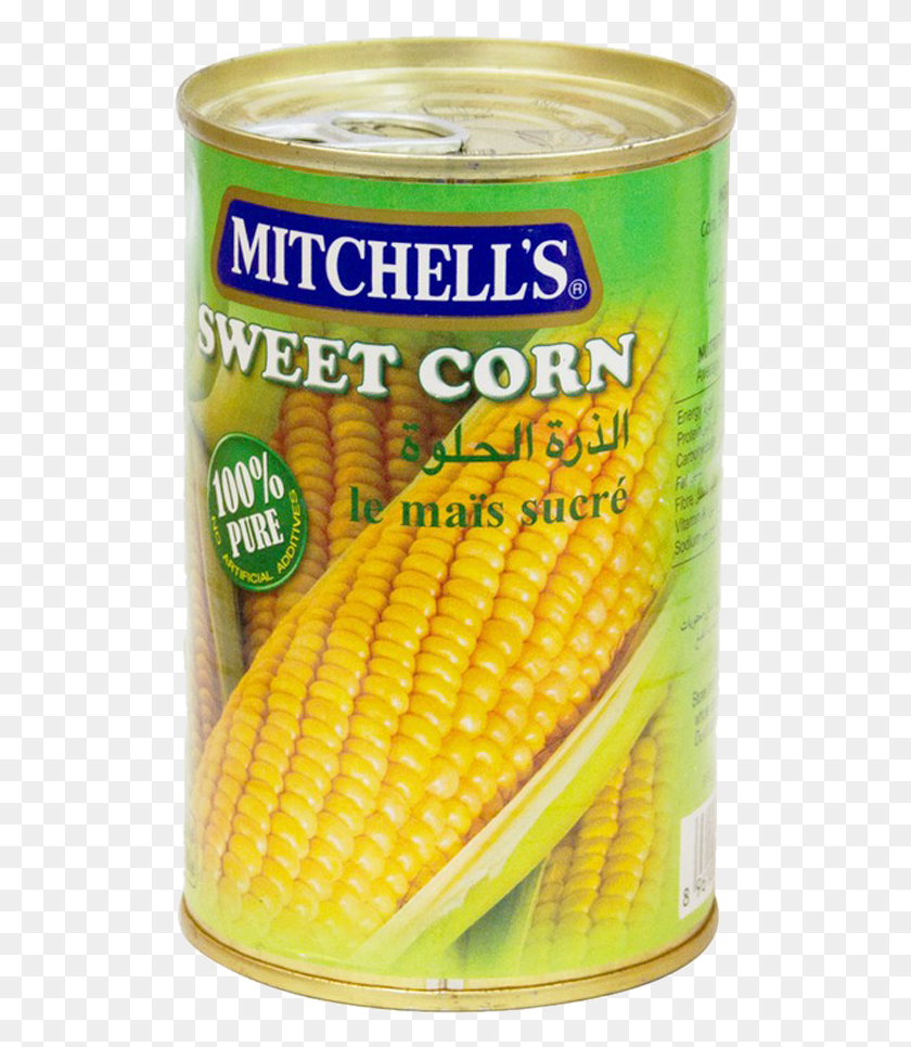 522x905 Mitchells Sweet Corn Small 450 Gm Sweet Corn Tin, Plant, Vegetable, Food HD PNG Download