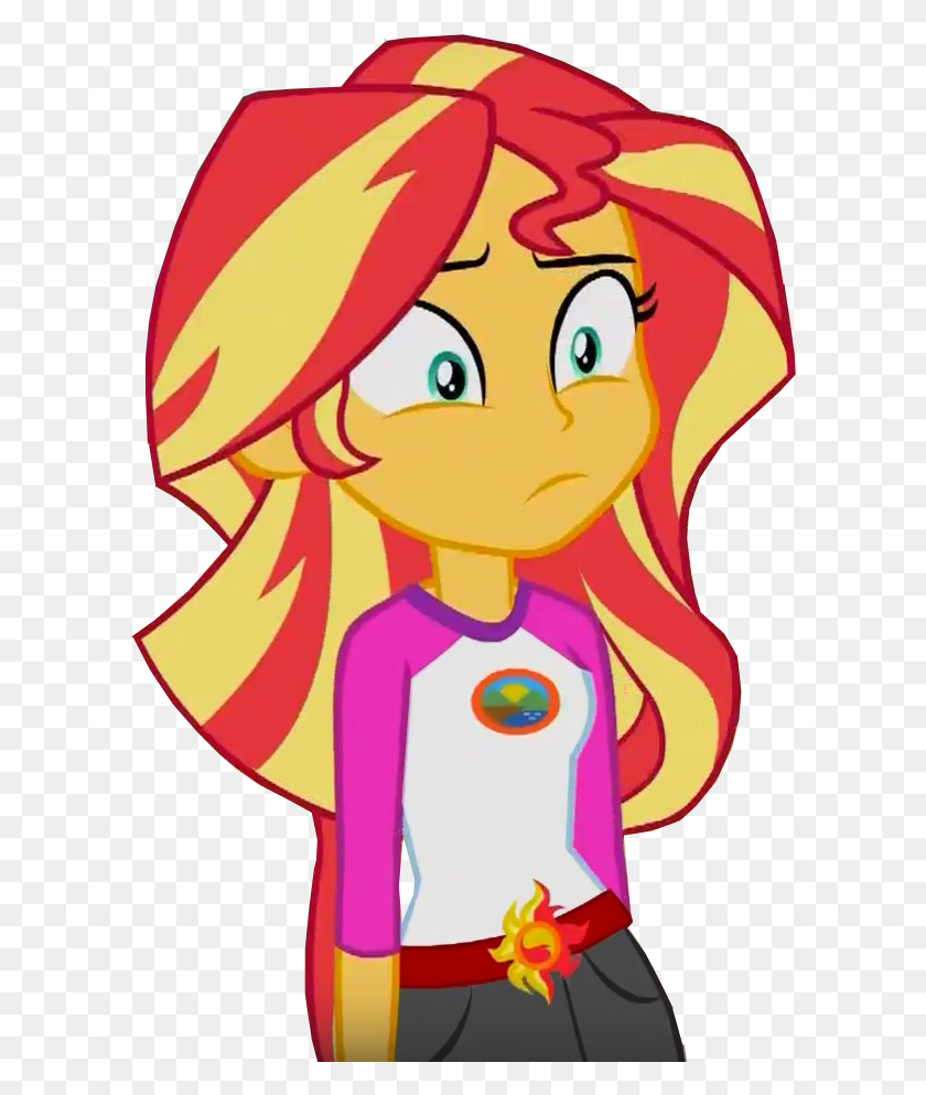 605x933 Descargar Png Mitle Poni Eguestria Gids Sonsed Con Un Arco Mlp Legend Of Everfree Sunset Shimmer, Clothing, Apparel, Female Hd Png
