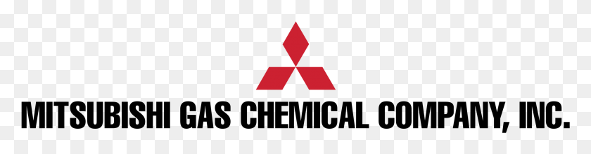 2191x451 Descargar Png Mitsubishi Gas Chemical Logotipo Png Mitsubishi, Símbolo, Triángulo, Logotipo Hd Png
