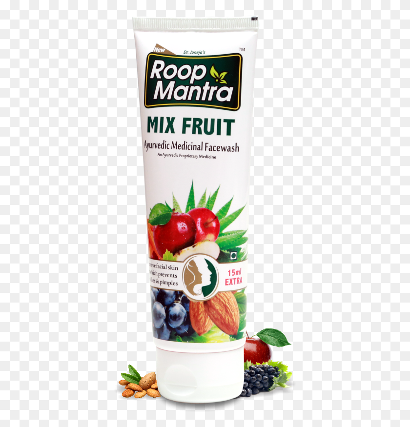 377x815 Смесь Фруктов Для Умывания Roop Mantra Mix Fruit Face Wash, Растения, Еда, Олово Hd Png Скачать