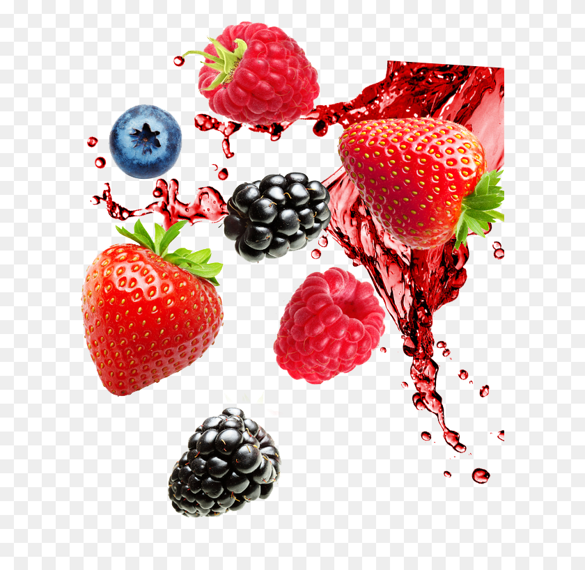 608x759 Mixed Fruit Ice Cream Fruit, Raspberry, Plant, Food HD PNG Download