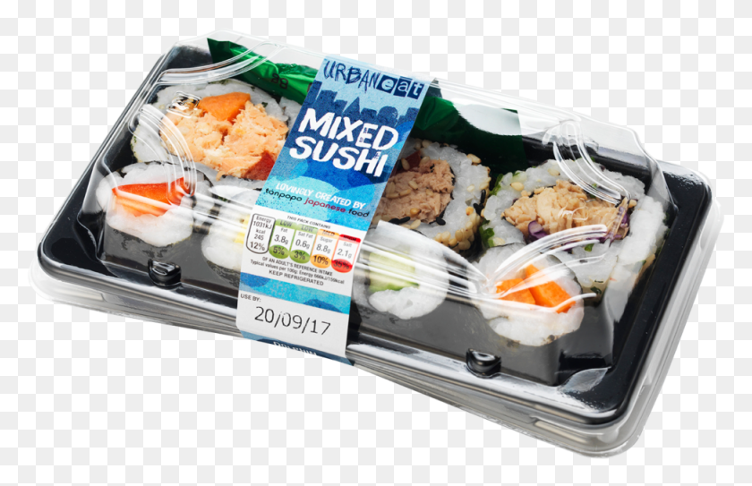 973x603 Mixed Sushi Roll Lunch Box Sushi Lunch Box, Food, Ice Cream, Cream HD PNG Download