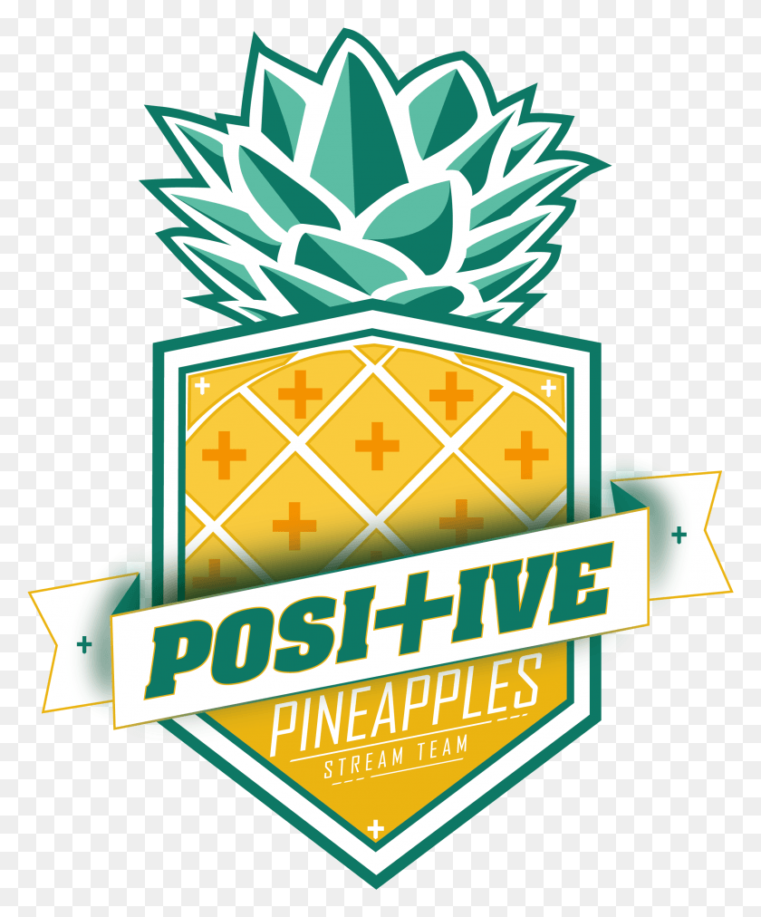 2291x2799 Mixer Stream Team Positive Pineapples Главная Общего Графического Дизайна, Символ, Логотип, Товарный Знак Hd Png Скачать