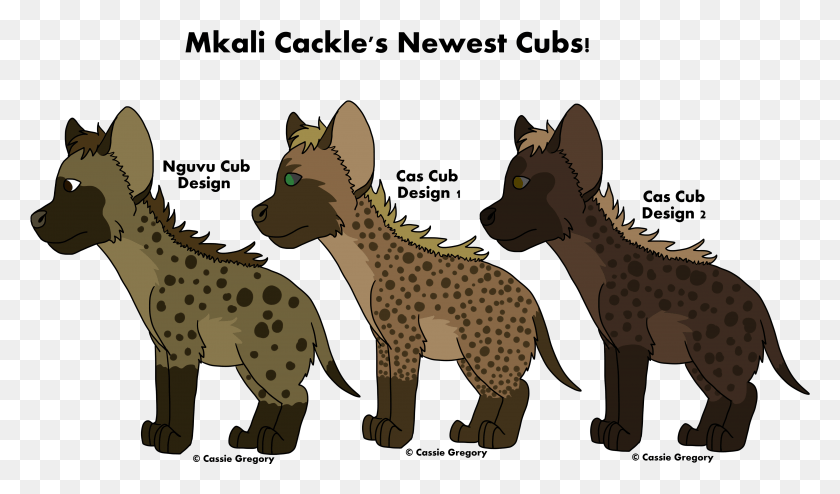 3867x2154 Mkali Cackle Cubs Spotted Hyena, Dinosaur, Reptile, Animal HD PNG Download