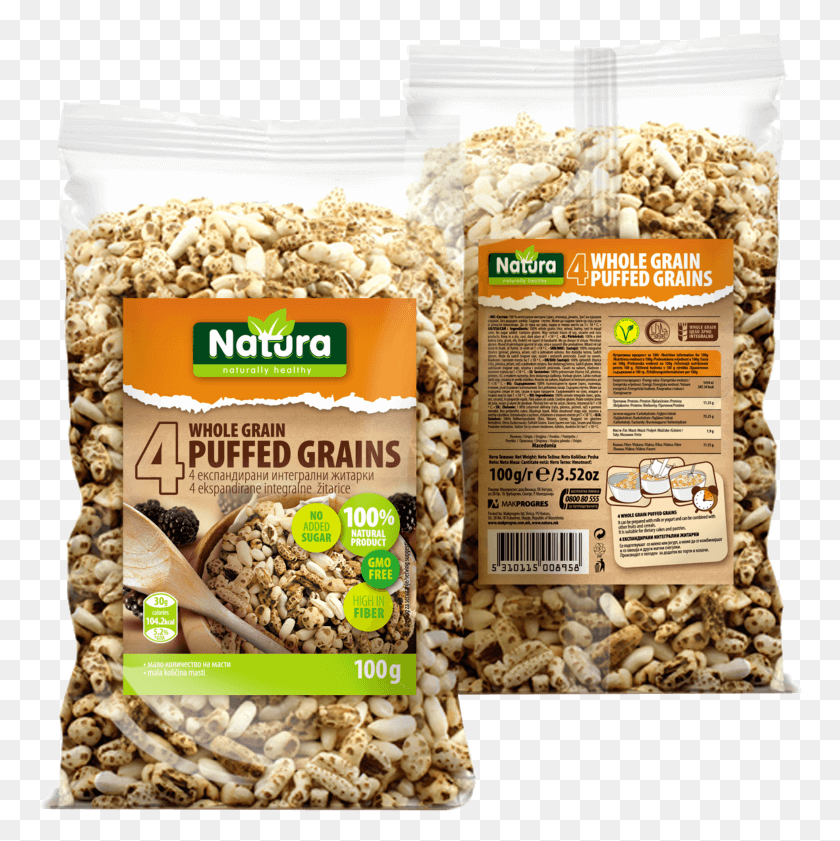 764x781 Mkwp Puffed Grains 1 Muesli, Food, Popcorn, Snack HD PNG Download