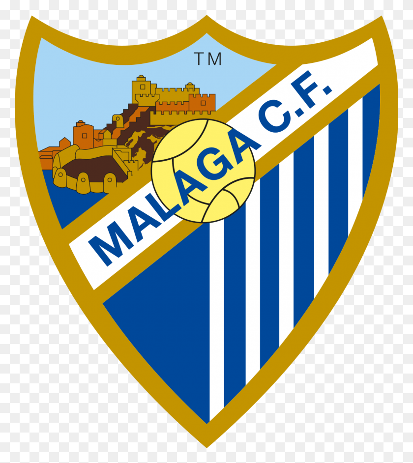 1200x1358 Логотип Mlaga Cf Malaga Fc, Броня, Щит, Текст Hd Png Скачать
