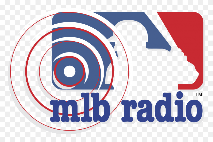 2331x1495 Логотип Mlb Radio Прозрачный, Высшая Лига Бейсбола, Текст, Графика Hd Png Скачать
