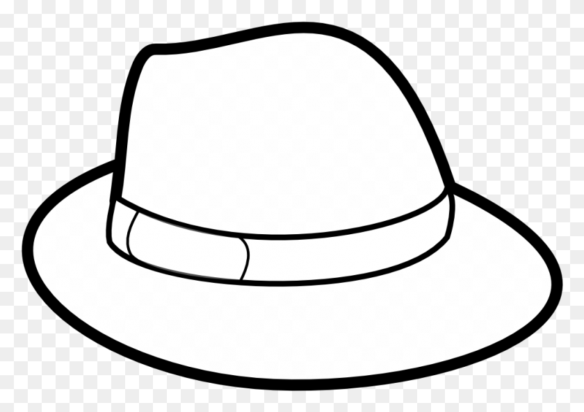 979x670 Mlg Fedora Clipart Hats Black And White, Clothing, Apparel, Sun Hat HD PNG Download