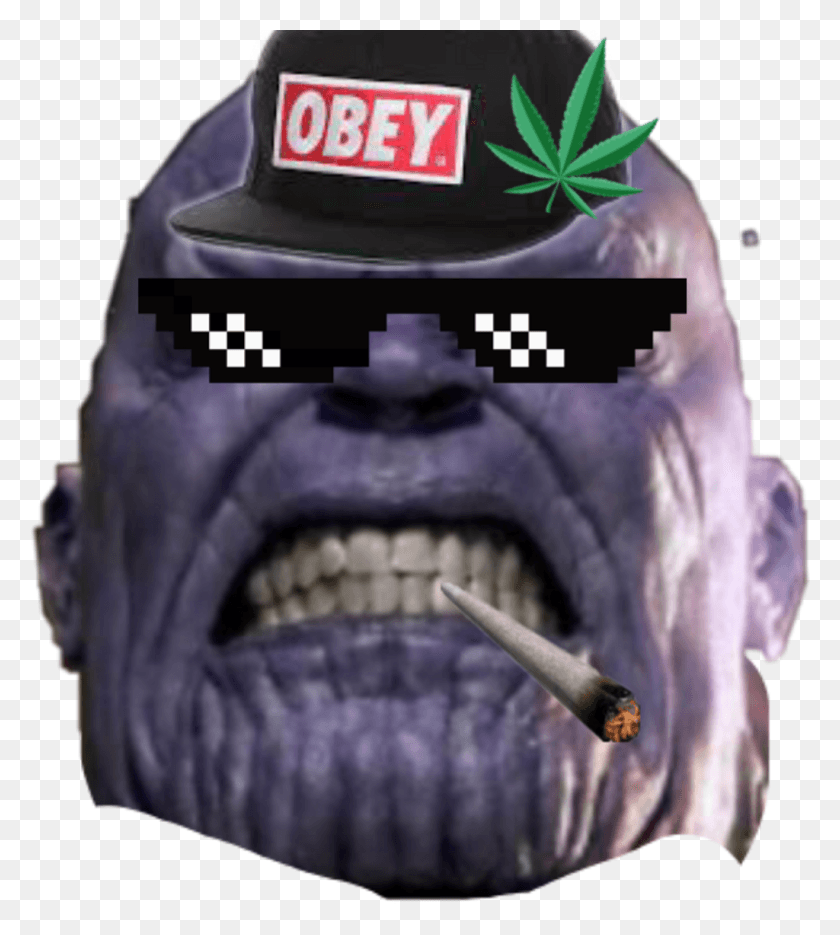 1024x1149 Mlg Sticker Thanos, Person, Human, Teeth HD PNG Download