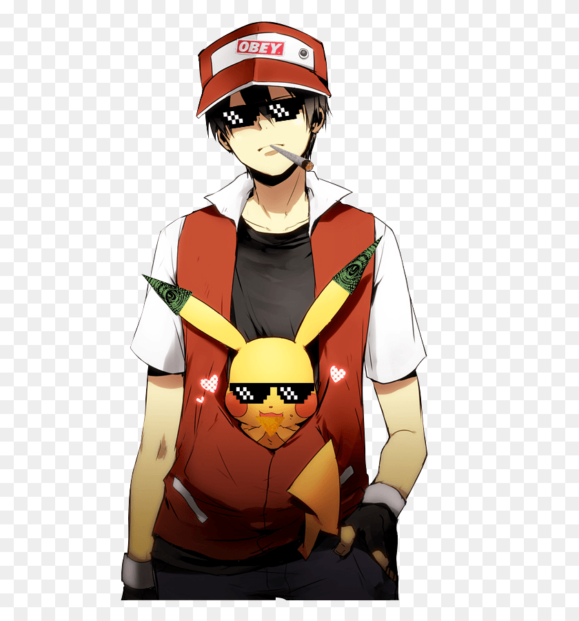 492x840 Mlg Trainer Red Red Pokemon, Helmet, Clothing, Apparel Descargar Hd Png