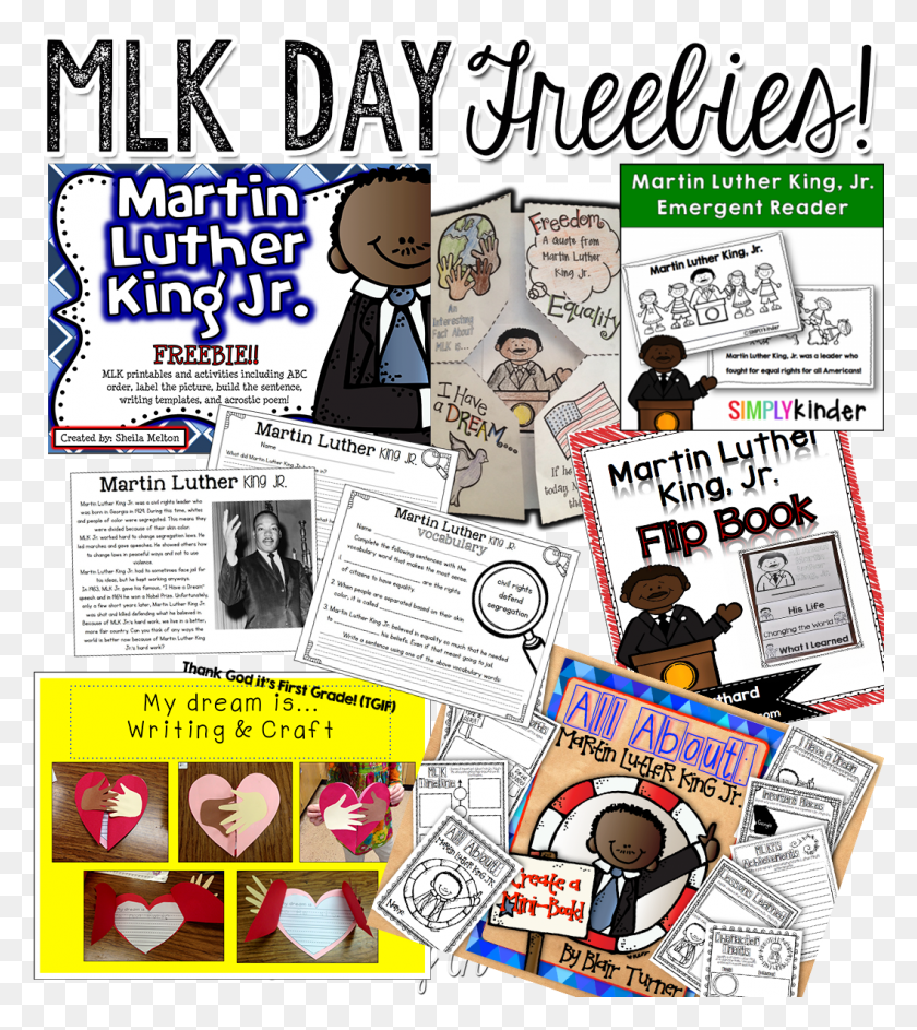 1056x1196 Mlk Freebies Galore Martin Luther King Jr, Flyer, Poster, Paper HD PNG Download