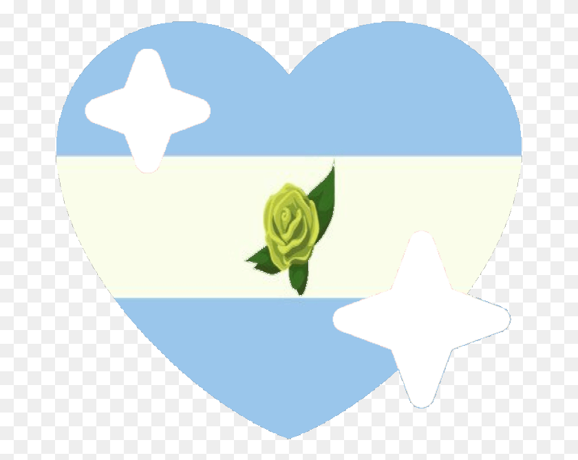 679x609 Mlm Sparkle Heart Discord Emoji Garden Roses, Symbol, Star Symbol, Pillow HD PNG Download
