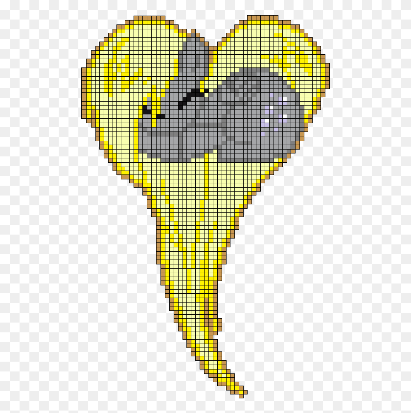 509x785 Mlp Minecraft Heart Pixel Art Template Minecraft Derpy Pixel Art, Light, Plot, Tar HD PNG Download