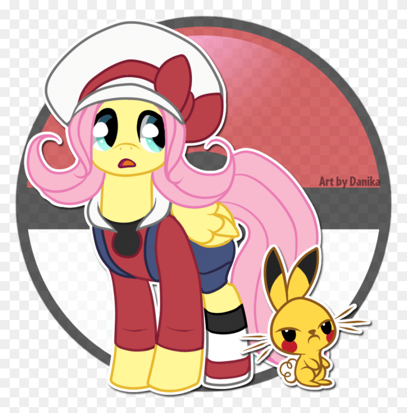 863x877 Mlp Pokemon Fluttershy, Costume, Graphics HD PNG Download