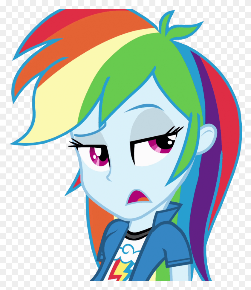 827x965 Mlp Rainbow Dash Equestria Girls Vector, Clothing, Apparel, Graphics HD PNG Download