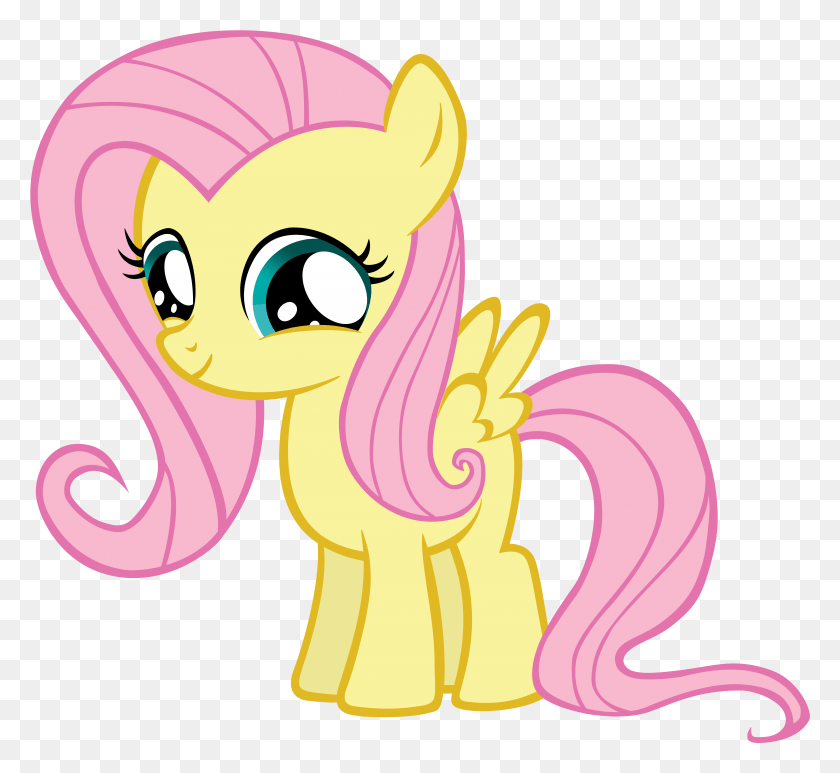 4905x4488 Descargar Pngmlp Ytpmv Filly Fluttershy My Little Pony Young, Graphics, Diseño Floral Hd Png