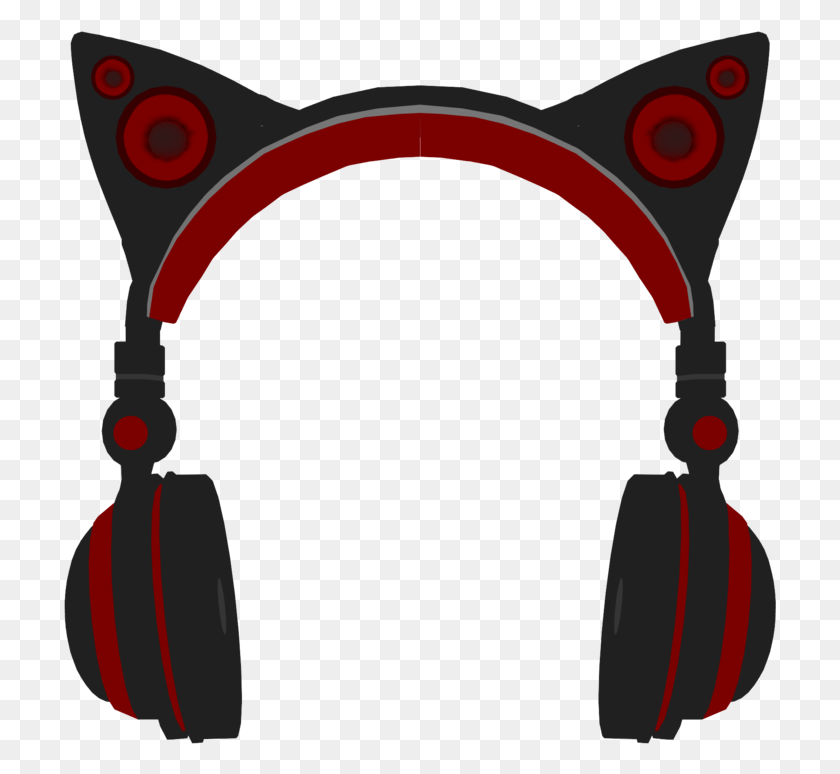 714x714 Mmd Neko Headset Cat Headphone, Electronics, Headphones, Bow HD PNG Download