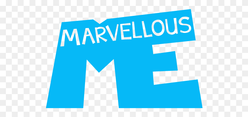 532x338 Mme Blue Square Logo Marvelous Me Logo, Текст, Слово, Алфавит Hd Png Скачать