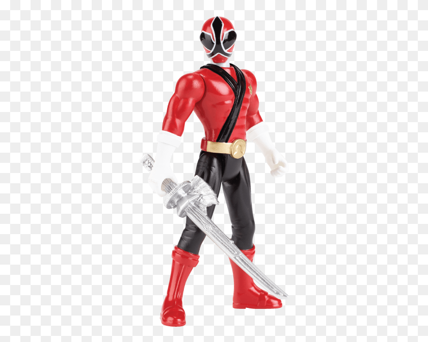 295x612 Mmpr Smf Power Rangers Samurai Red Ranger Toys, Figurine, Person, Human HD PNG Download