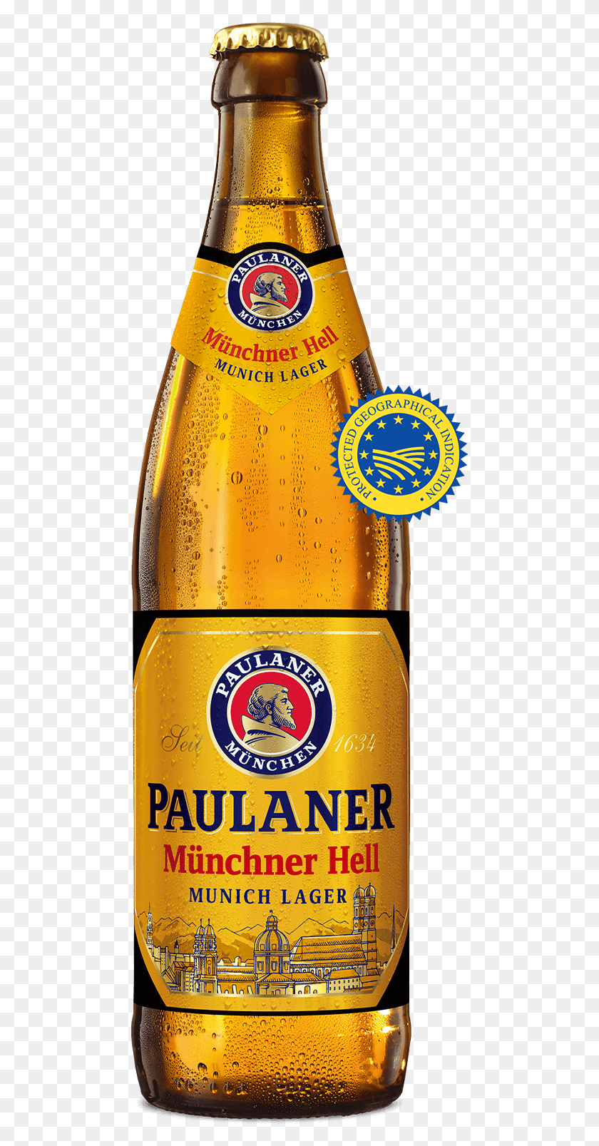 473x1547 Mnchner Hell Paulaner Munchner Hell Lager, Пиво, Алкоголь, Напитки Hd Png Скачать