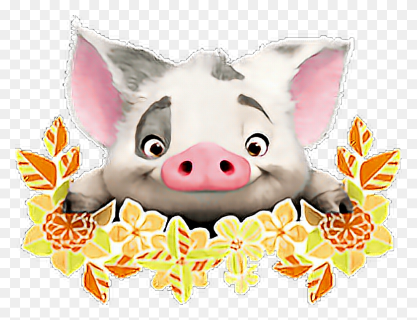 1024x769 Moana Cute Pua From Moana, Pig, Mammal, Animal HD PNG Download
