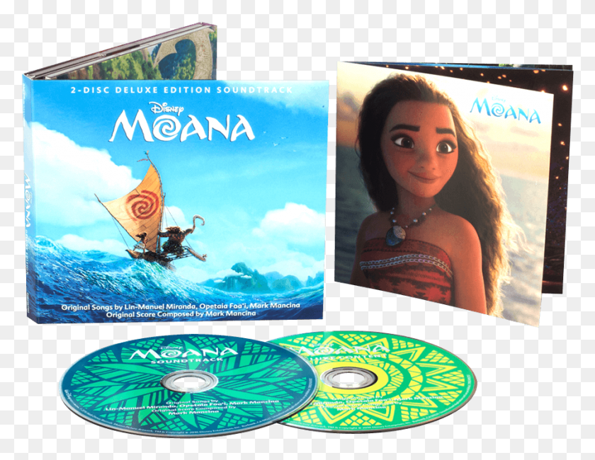 895x677 Moana Deluxe Soundtrack Album And Cds, Person, Human, Disk HD PNG Download