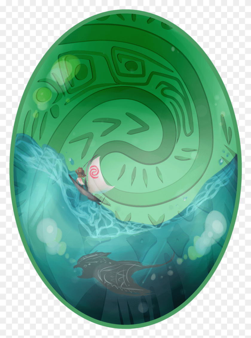 883x1210 Moana Heart Of Te Fiti Clipart Moana Heart Of Te Fiti, Food, Egg, Outer Space HD PNG Download